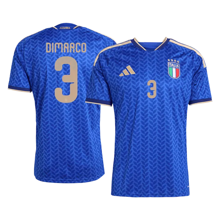 DIMARCO #3 Italy Home Soccer Jersey World Cup 2026