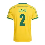 Retro Soccer Jersey CAFU #2 Brazil Home 1998