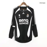 Retro Soccer Jersey BECKHAM #23 Real Madrid Away Long Sleeve 2006/07