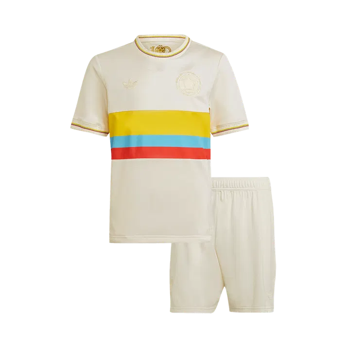 Colombia Kids Soccer Jerseys Kit - 100th Anniversary