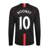 Retro Soccer Jersey ROONEY #10 Manchester United Away Long Sleeve 2007/08