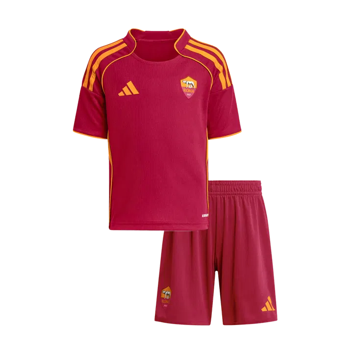 Roma Home Kids Soccer Jerseys Kit 2025/26