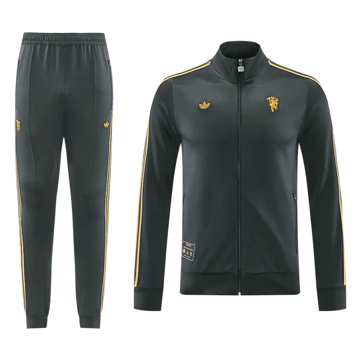 Manchester United Jacket Tracksuit 2025/26 Black