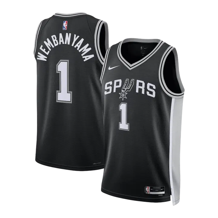 Wembanyama #1 San Antonio Spurs Swingman NBA Jersey - Icon Edition
