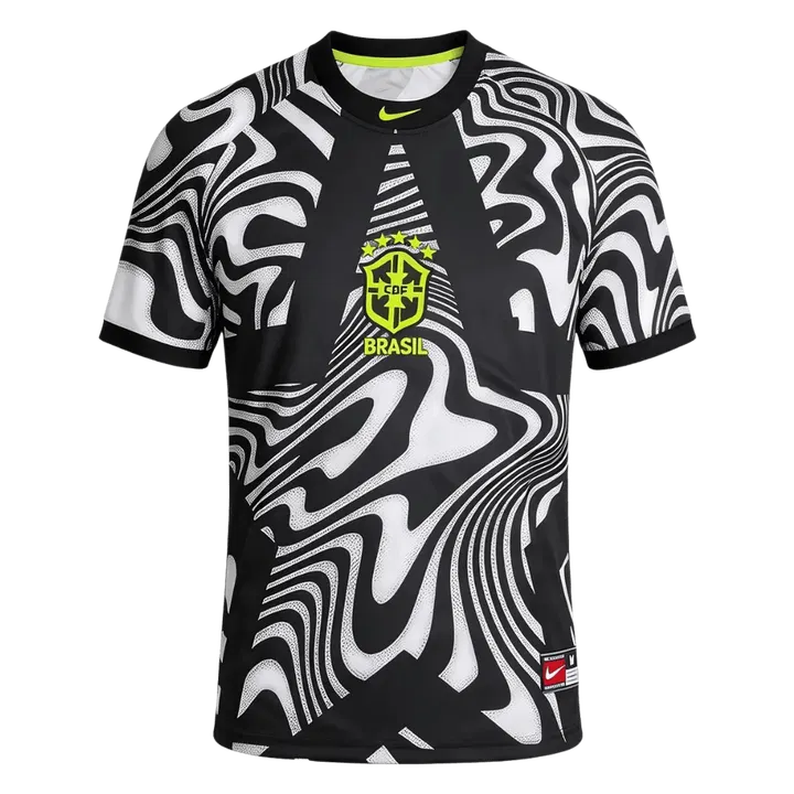 Brazil Hollywood Goalkeeper Jersey World Cup 2026 Black&White
