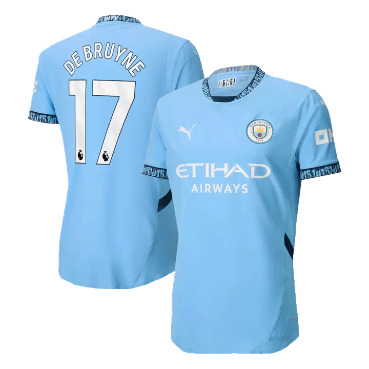DE BRUYNE #17 Manchester City Home Player Version Jersey
