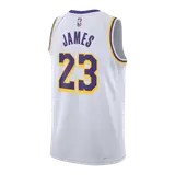 James #23 Los Angeles Lakers Swingman NBA Jersey - Association Edition