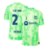 F.DE JONG #21 Barcelona Third Away Soccer Jersey -UCL