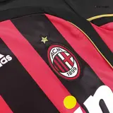 Retro Soccer Jersey KAKA' #22 AC Milan Home Long Sleeve 2006/07
