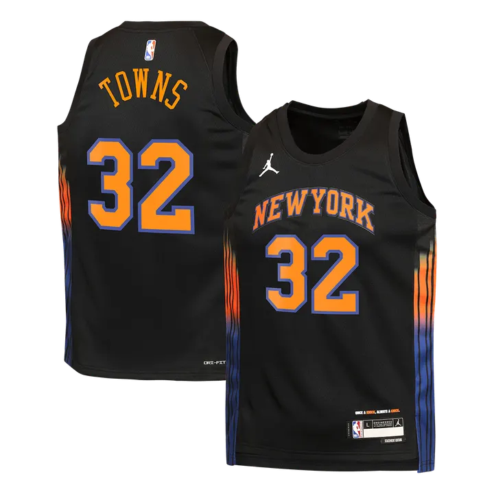 TOWNS #32 New York Knicks Swingman NBA Jersey - Statement Edition