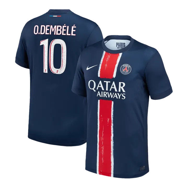 O.DEMBÉLÉ #10 PSG Home Soccer Jersey