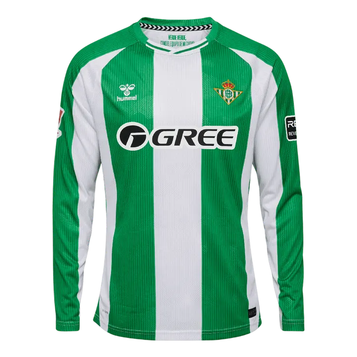 Real Betis Home Long Sleeve Jersey 2025/26