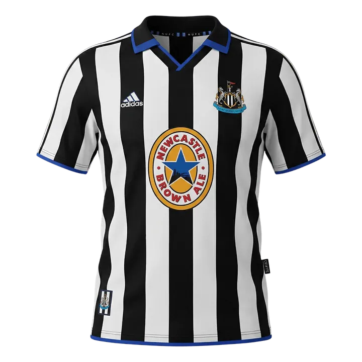 Retro Soccer Jersey Newcastle United Home 1999/00