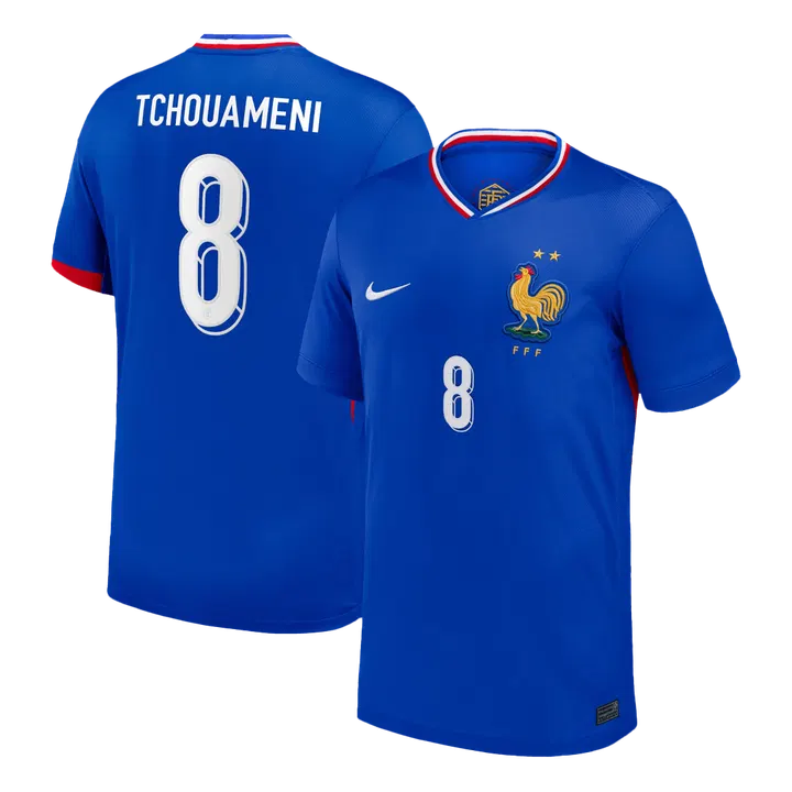 TCHOUAMENI #8 France Home Soccer Jersey