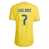 LUIS DíAZ #7 Colombia Home Player Version Jersey World Cup 2026