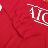 Retro Soccer Jersey RONALDO #7 Manchester United Home Long Sleeve 2007/08 - UCL Final