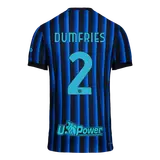 DUMFRIES #2 Inter Milan Home inspired Soccer Jersey 2025/26
