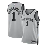 Wembanyama #1 San Antonio Spurs Swingman NBA Jersey - Statement Edition