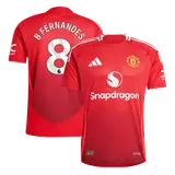 B.FERNANDES #8 Manchester United Home Player Version Jersey