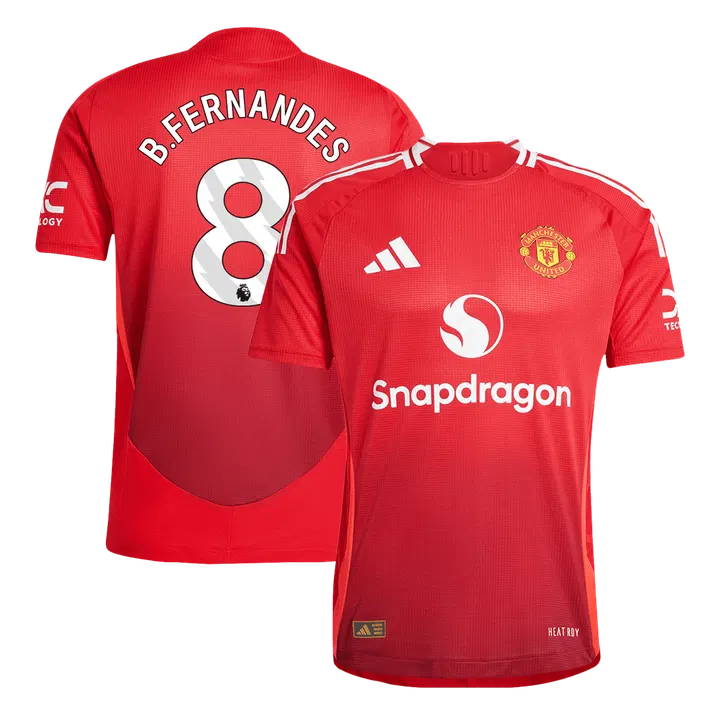 B.FERNANDES #8 Manchester United Home Player Version Jersey