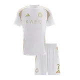 RONALDO #7 Al Nassr Third Away Kids Soccer Jerseys Kit
