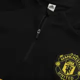 Manchester United 1/4 Zip Tracksuit 2025/26 Black