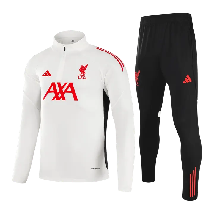 Liverpool 1/4 Zip Tracksuit 2025/26 White