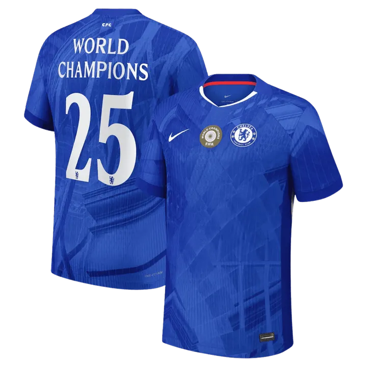 WORLD CHAMPIONS #25 Chelsea Home Player Version Jersey 2025/26