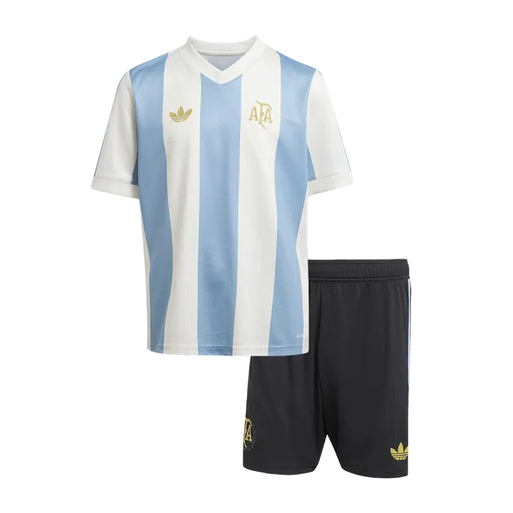 Argentina Kids Soccer Jerseys Kit - 50th Anniversary