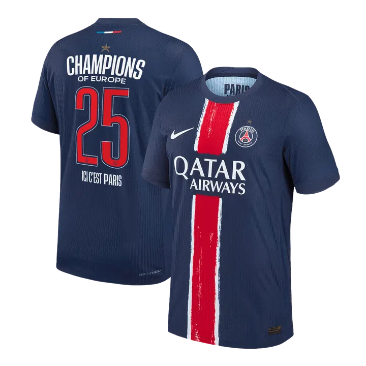 CHAMPIONS #25 PSG Home Player Version Jersey