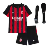 AC Milan Home Kids Soccer Jerseys Full Kit 2025/26