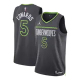EDWARDS #5 Minnesota Timberwolves NBA Jersey - Statement Edition