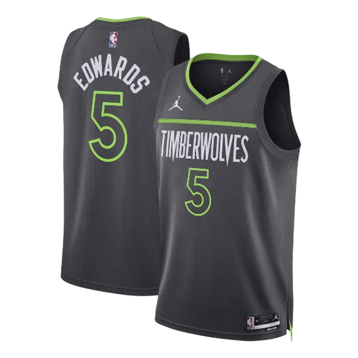 EDWARDS #5 Minnesota Timberwolves NBA Jersey - Statement Edition