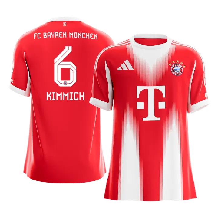KIMMICH #6 Bayern Munich Home Soccer Jersey 2025/26