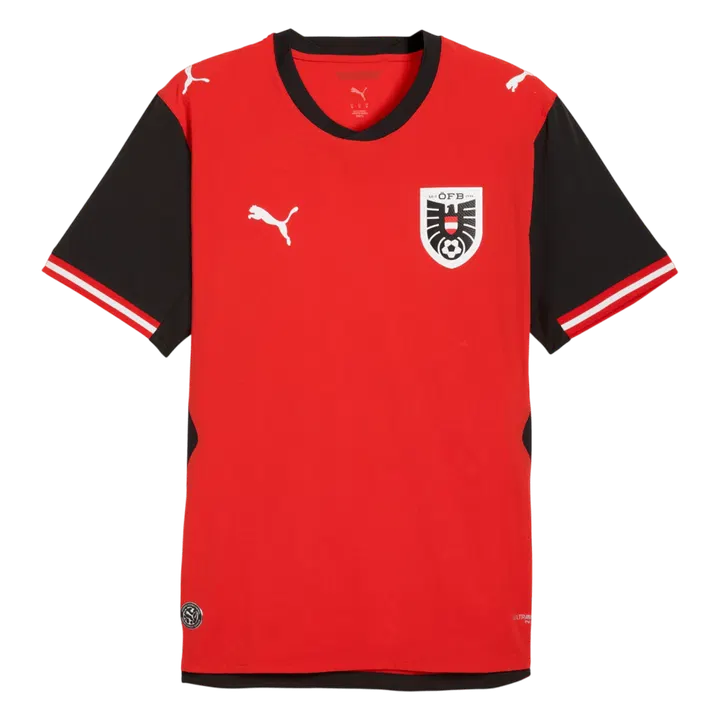 Austria Home Player Version Jersey World Cup 2026