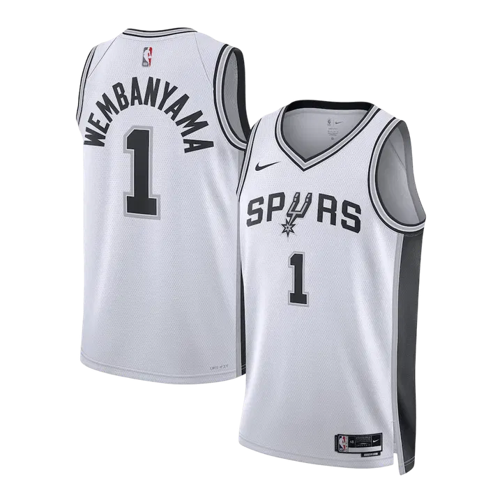 Wembanyama #1 San Antonio Spurs Swingman NBA Jersey - Association Edition