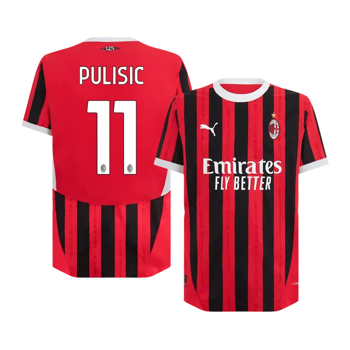 PULISIC #11 AC Milan Home inspired Soccer Jersey