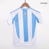 Argentina Home Kids Soccer Jerseys Full Kit