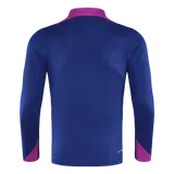 Barcelona 1/4 Zip Tracksuit 2025/26 Kids Navy