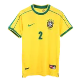 Retro Soccer Jersey CAFU #2 Brazil Home 1998