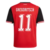GREGORITSCH #11 Austria Home Soccer Jersey World Cup 2026