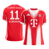 N.JACKSON #11 Bayern Munich Home Soccer Jersey 2025/26
