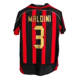 Retro Soccer Jersey MALDINI #3 AC Milan Home 2006/07