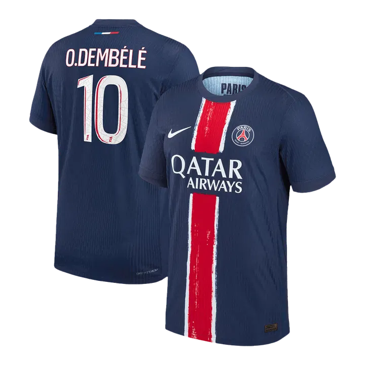 O.DEMBÉLÉ #10 PSG Home Player Version Jersey