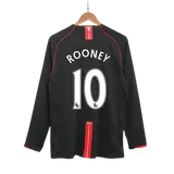 Retro Soccer Jersey ROONEY #10 Manchester United Away Long Sleeve 2007/08