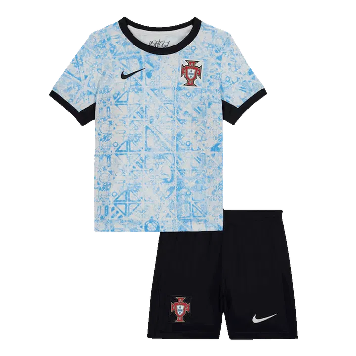 Portugal Away Kids Soccer Jerseys Kit EURO