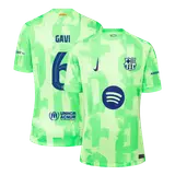 GAVI #6 Barcelona Third Away Soccer Jersey- UCL(Spotify Logo Without Text）
