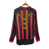 Retro Soccer Jersey MALDINI #3 AC Milan Home Long Sleeve 2006/07