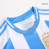 Argentina Home Kids Soccer Jerseys Full Kit