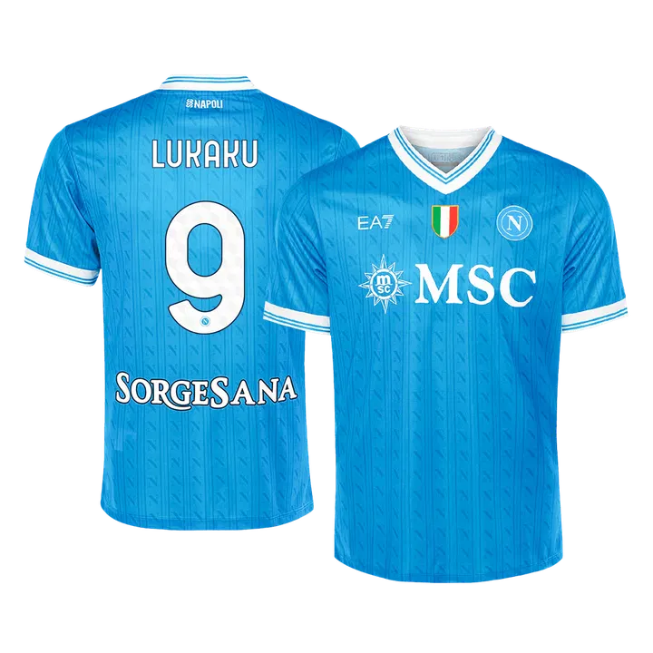 LUKAKU #9 Napoli Home Soccer Jersey 2025/26